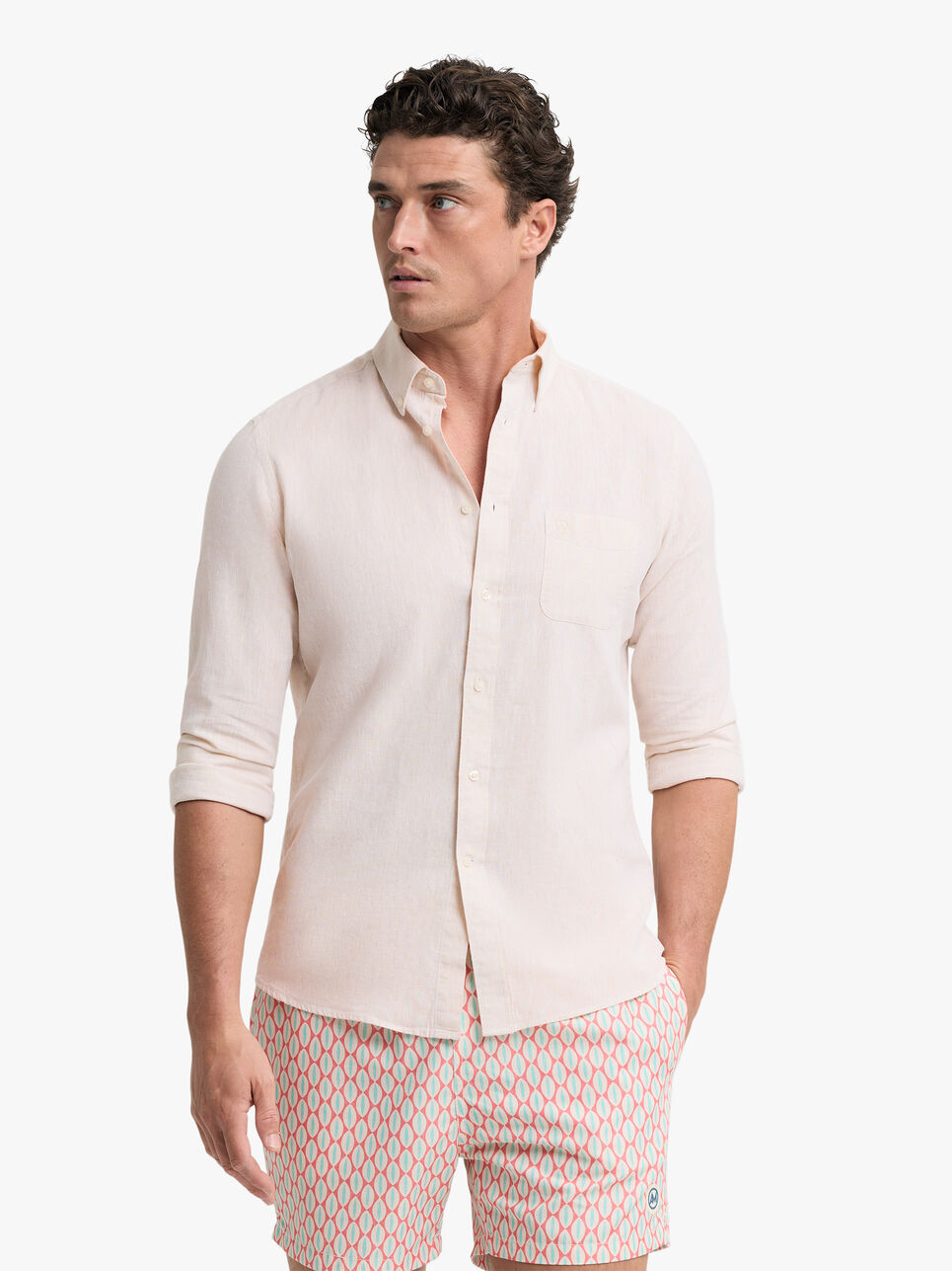 CAMISA LINO BOLSILLO